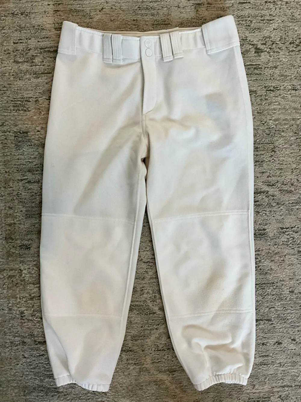 Mizuno Softball Pants Size M Gray Two Pair - Great for Practices